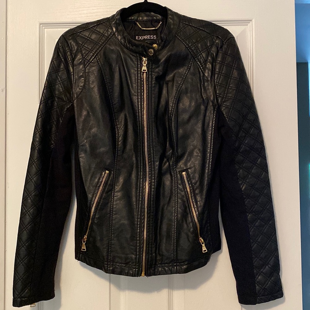 Express faux leather jacket